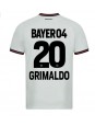 Billige Bayer Leverkusen Alejandro Grimaldo #20 Bortedrakt 2023-24 Kortermet